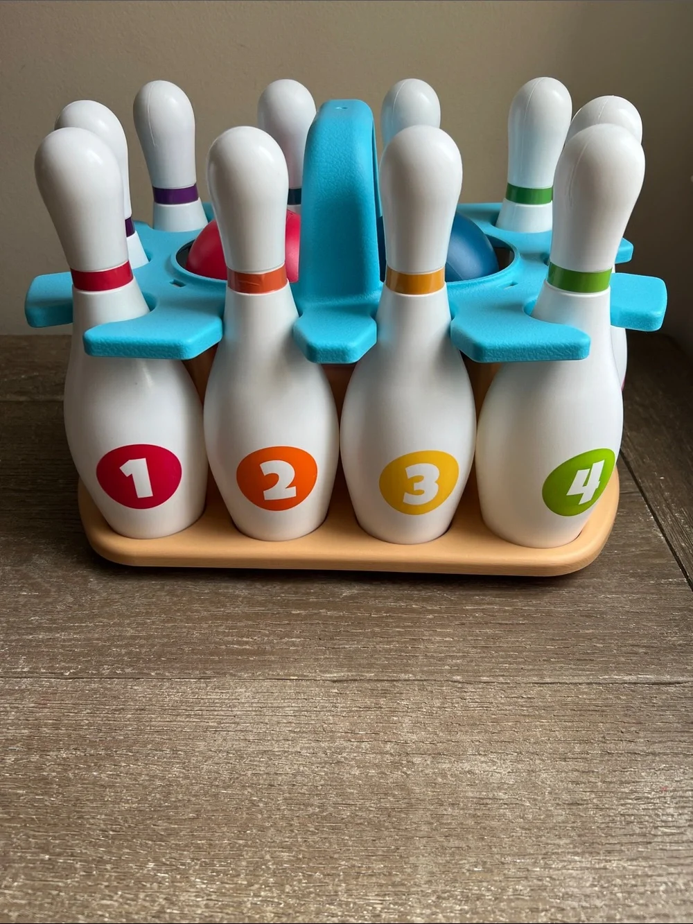 NWOT Chuckle & Roar Kids Bowling Set 10-Pin Bowling Game with Storage Caddy